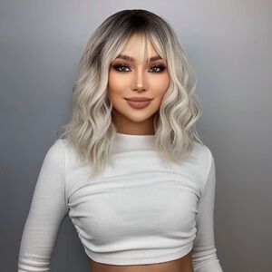 Stylish Ombre Blonde Wig